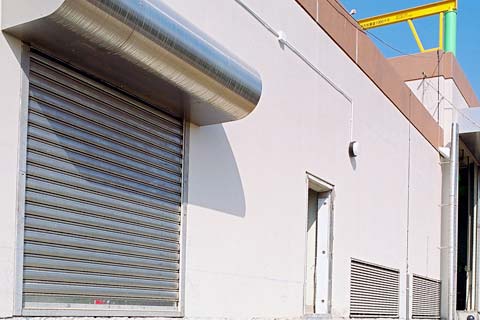 Roll down security shutters